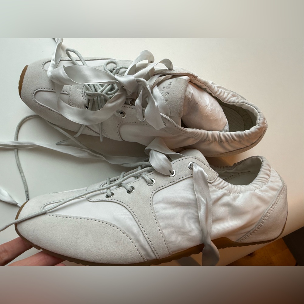 Rag & Bone Emilee Ballet Runner Sneakers Frost sz 40 new